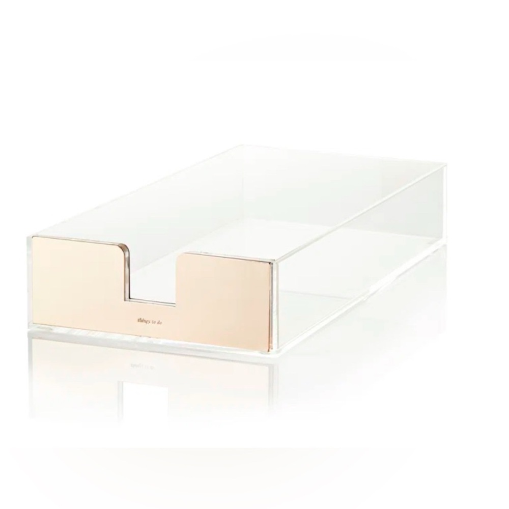 Kate Spade Acrylic Letter Tray Paper Organizer